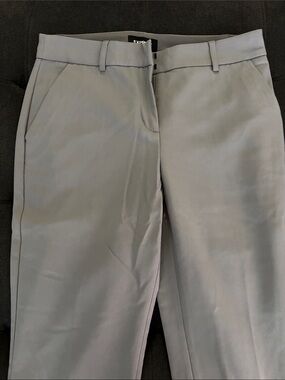 Express Light Gray Cropped Dress Pants